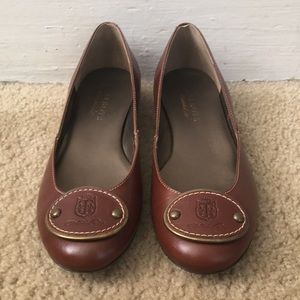 NWT Leather Flats
